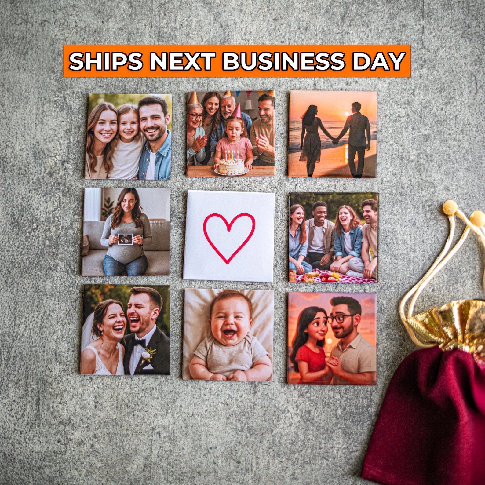 Personalized Photo Magnets
