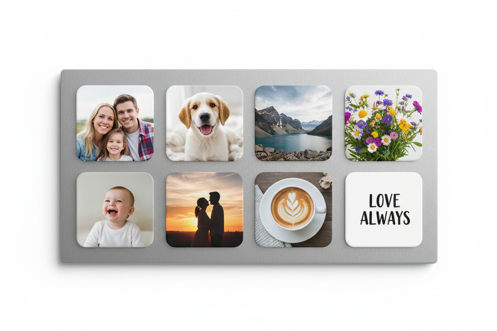 Square magnets product shot